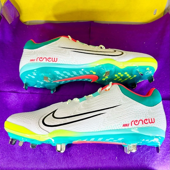 Nike Hyperdiamond 4 Pro Women's Size 12 Softball Cleats CZ5920-107 New - Picture 6 of 11